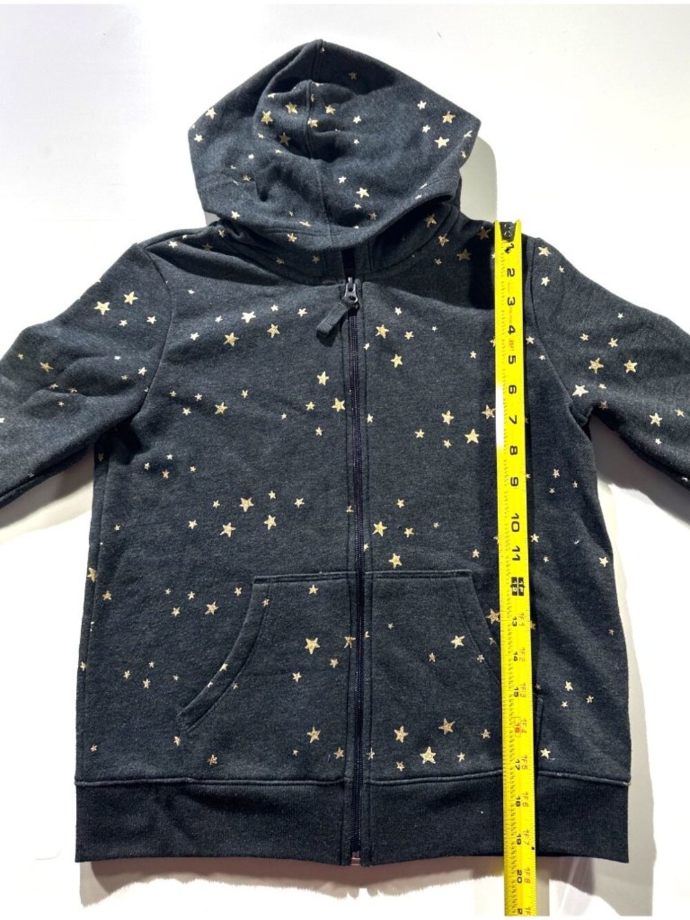 Cat & Jack Girls Star Print Zip-Up Hoodie - Picture 9 of 12
